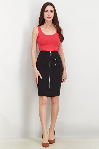 Sinsay Women U Neckline Sleeveless Plain Bodysuit, Pink