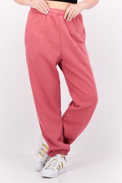 NIA Women Regular Fit Drawstring Plain Sweatpants, Pink