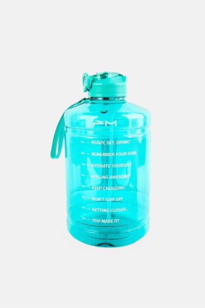 Fuelmate Gallon Water Bottle with Silicone Straw 3780 ml, Sea Green