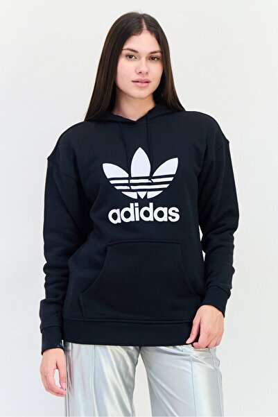 adidas Women Sportswear Fit Long Sleeve Sweatshirt, Black