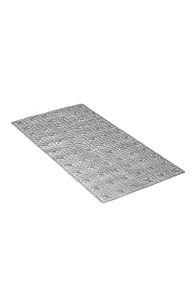 OEM Barcelona bath mat, gray color, size 72 x 36 cm, made of PVC, non-slip