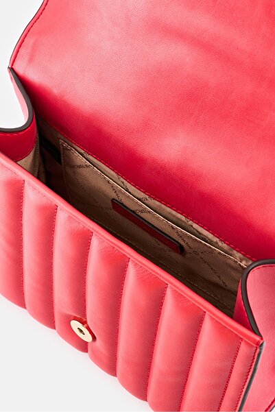 Michael Kors Women Brand Logo Shoulder Bag, Red