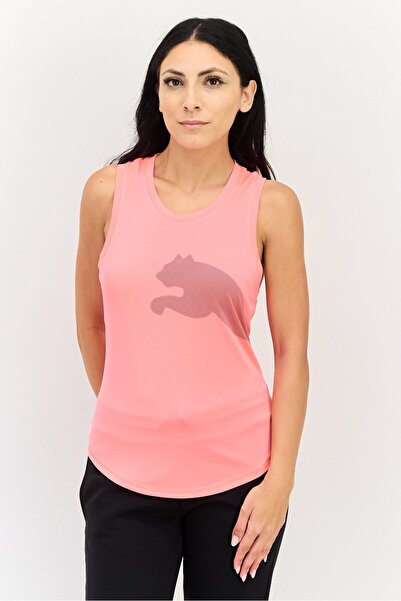 Puma Women Sportswear Fit Sleeveless Training Tank Top, Bright Pink