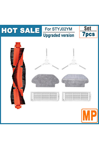 Choice 7 قطع من الفلاتر البيضاء لمكنسة ميجيا الروبوتية 2S 3C، ملحقات ممسحة مي...