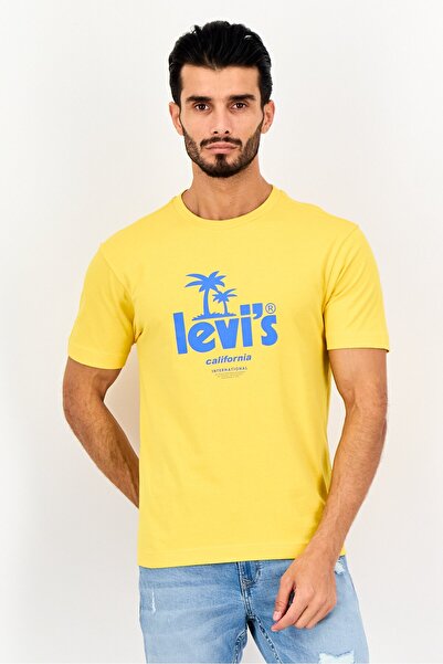 Levi's Men Crew Neck Short Sleeve Graphic Print T-Shirt, Multicolor