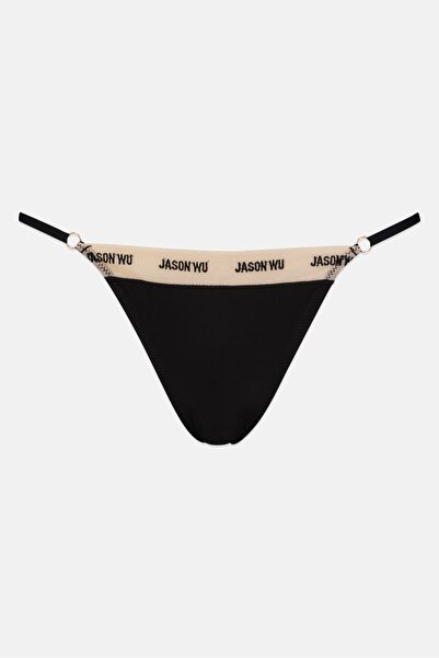JASON WU ملابس داخلية بيكيني نسائية من التول بشعار العلامة التجارية، 5 قطع، متعددة الألوان