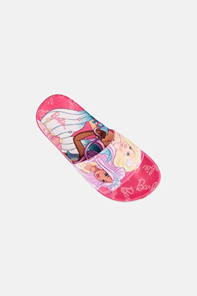 Barbie Kids Girl Slip On Slides, Multicolor