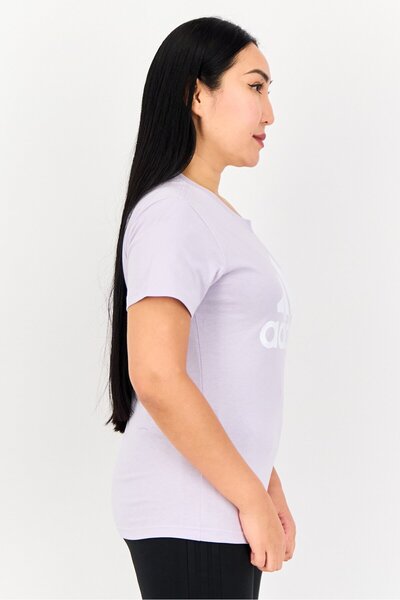 adidas Women Sportswear Fit Short Sleeve Outdoor T-Shirt, Lilac