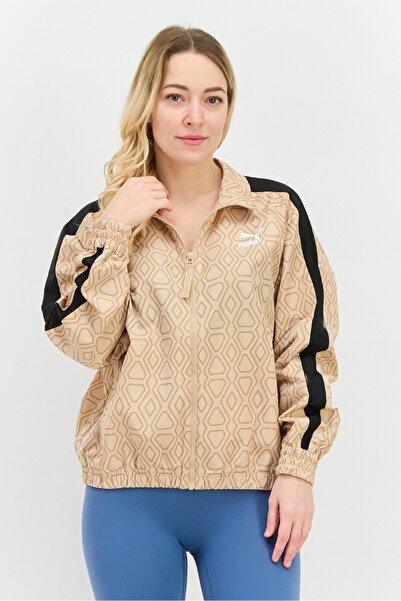 Puma Women Sportswear Fit Outdoor Jacket, Beige