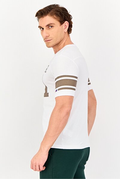 Champion Men Sportswear Fit Short Sleeve Outdoor T-Shirt, White