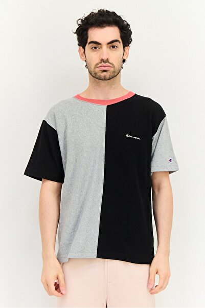 Champion Men Sportswear Fit Short Sleeve Two Tone Outdoor T-Shirt, Multicolor