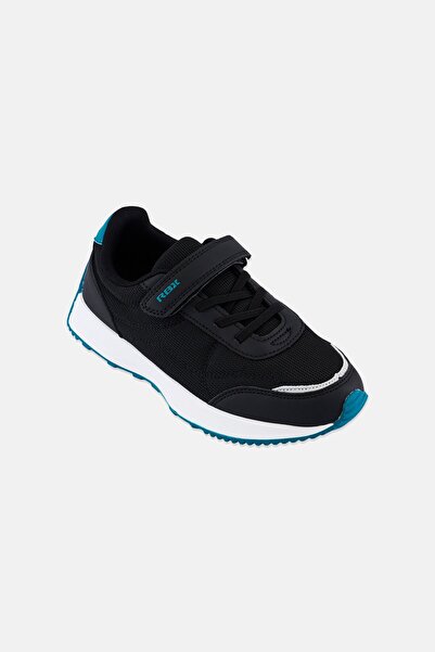 RBX حذاء خارجي بإغلاق فيلكرو للأولاد، أسود