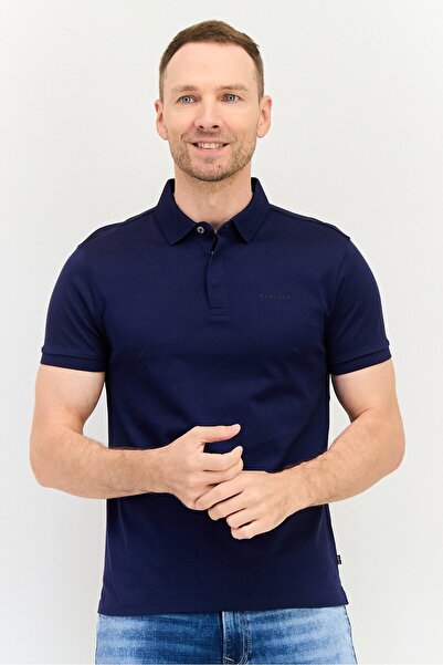 Levi's قميص بولو رجالي بقصّة عادية وأكمام قصيرة وشعار العلامة التجارية، أزرق ...