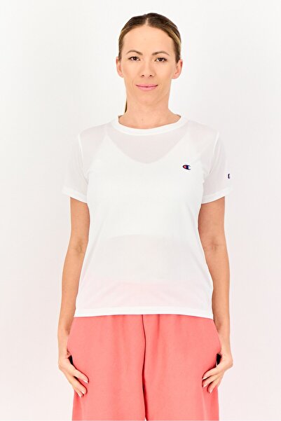 Champion Women Sportswear Fit Short Sleeve Outdoor T-Shirts, White