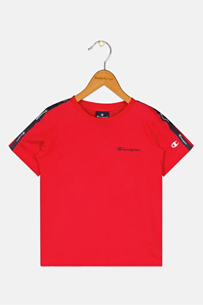 Champion Toddlers Boy Short Sleeve Brand Logo T-Shirt, Red