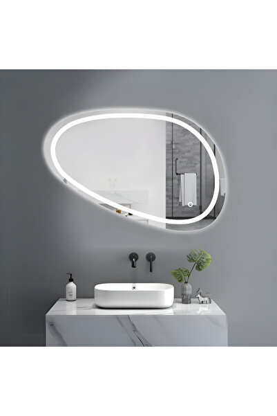 Smack Oglindă LED și tactilă cu funcție de dezaburire, 3 tipuri de lumină, 80...