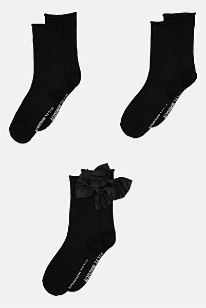 Steve Madden Women 4 Pair Brand Logo Ankle Socks, Black
