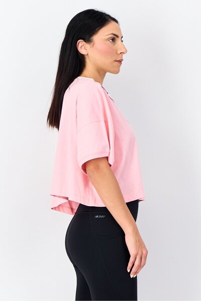 Champion Women Sportswear Fit Short Sleeve Outdoor Crop Top, Multicolor