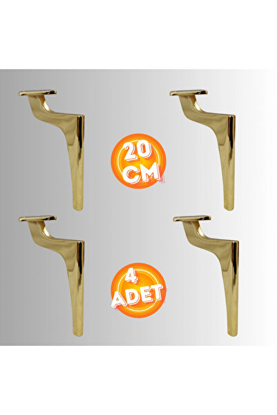 CAN METAL 20 CM METAL ZİRVE AYAK KOLTUK AYAĞI MOBİLYA AYAĞI ÜNİTE AYAĞI KONSO...