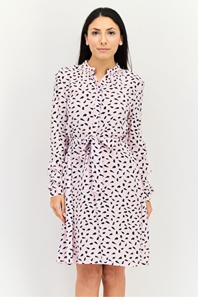 Levi's Women Allover Print Long Sleeve Mini Dresses, Multicolor