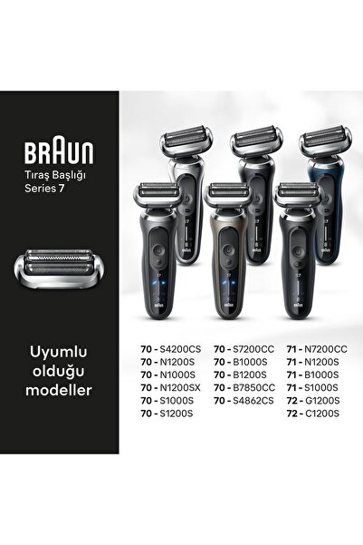 Braun Series 7 Elektrikli Tıraş Makinesi Yedek Başlığı, 74S