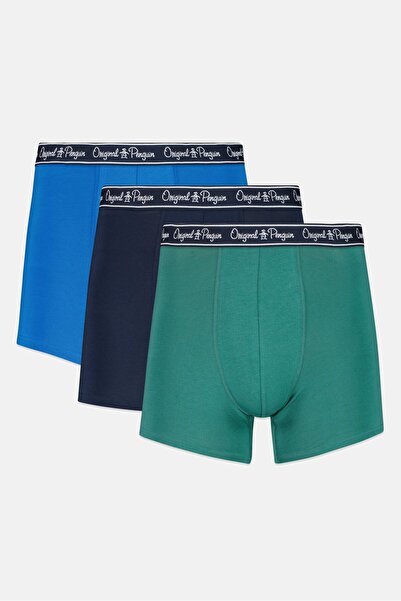 Original Penguin Men 3 Packs Brand Logo Boxer Briefs, Multicolor