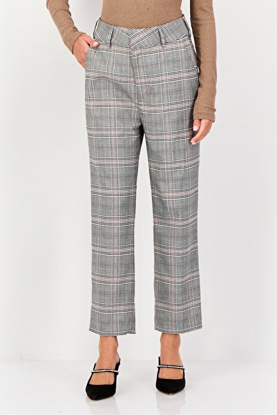 Reiko Women Regular Fit Plaid Dress Pants, Multicolor
