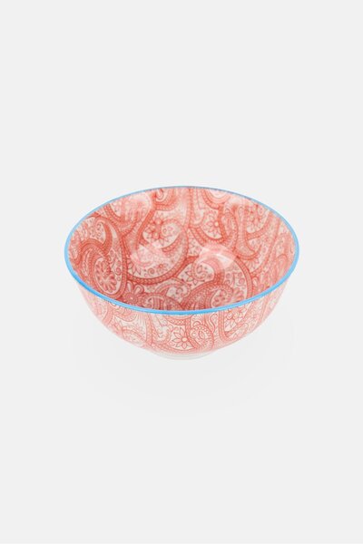 BIA Cordon Bleu Bone China Round Paisley Print Bowl, Multicolor