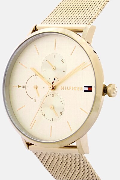 Tommy Hilfiger Women 1781943 Stainless Steel Analog Watch 40 mm, Gold