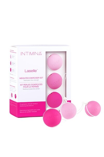 INTIMINA Kit cu mingi LASELLE, Intimina, tonifiere a planșeului pelvin prin exerciții Kegel