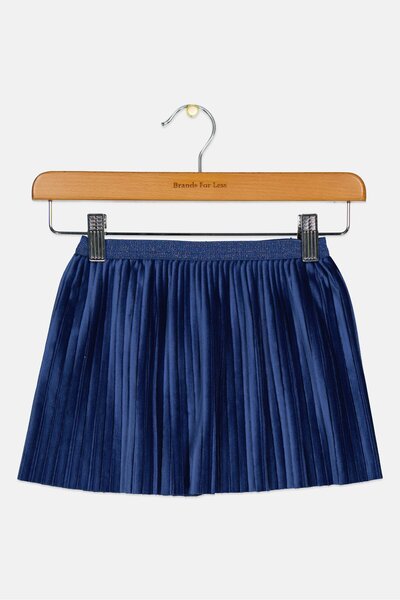 Gingersnaps Toddlers Girl Pull On Plain Mini Skirts, Navy