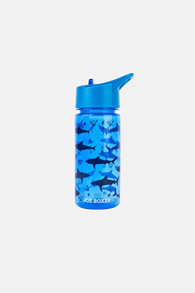 Joe Boxer Kids Graphic Print Water Bottle 300ml, Blue