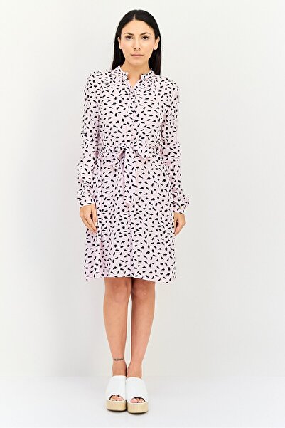 Levi's Women Allover Print Long Sleeve Mini Dresses, Multicolor