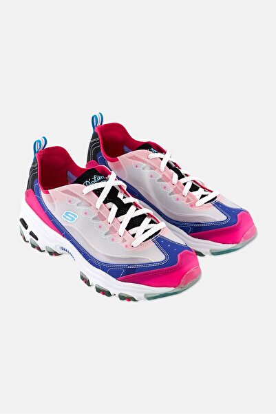 SKECHERS Women Lace Up Training Shoes, White/Combo