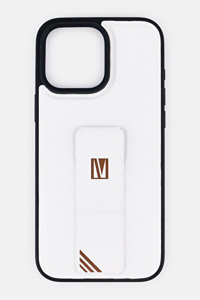 Levelo جراب مورفيكس كويرو جريب ستاند واقٍ لهاتف آيفون 16 برو ماكس، أبيض