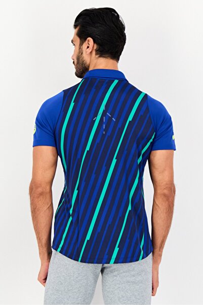 Asics Men Sportswear Fit Short Sleeve Tennis Polo Shirt, Multicolor