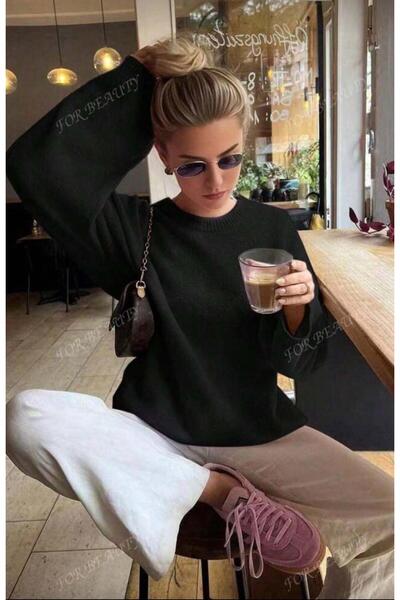 MOONBULL Women's Sweater Long Sleeve Winter Oversize Knitwear