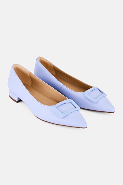 CLARKS حذاء مسطح نسائي Sensa15 Lux سهل الارتداء، أزرق