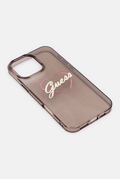 Guess iPhone 16 Pro Max Brand Logo Protective Case, Grey