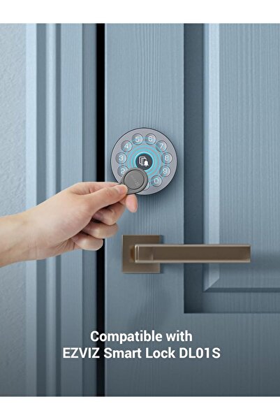 EZVIZ Smart Card for Opening Door Locks (CPU Proximity Card) - Complete Security System, 4-Pack