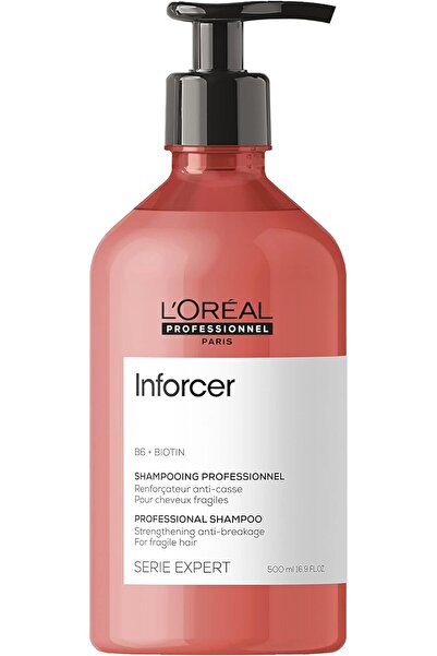 L'Oréal Professionnel Paris شامبو لوريال بروفيشنال إنفورسر المقوي، يحمي ويمنع التكسر ويضيف نعومة 500 مل