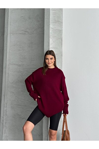 Bella Breeze Жіночий велосипедний комір Oversize трикотажний светр