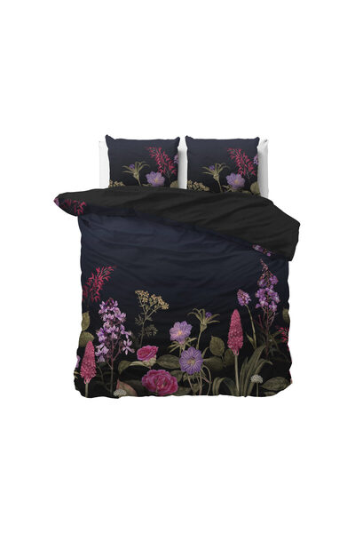 Sleeptime Premium bed linen set - OEKO-TEX® Standard 100, Black, Microfiber, 240 x 200 cm, Origin Netherlands