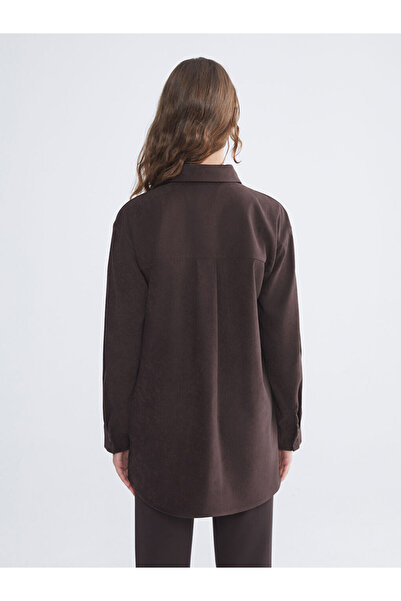 LC Waikiki Good Quality Parts from Celebi Store |   Suede Look Women's Shirt Tunic