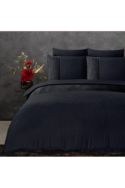 Sleeptime Bed linen, Sleeptime, for 1 person, black, fine microfiber, 140x200 cm