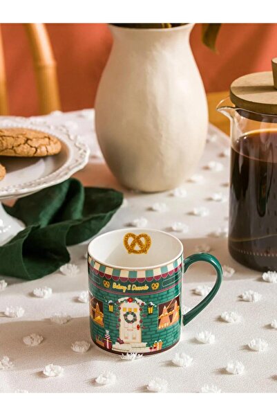 LC Waikiki New Year Themed Porcelain Mug 320 ml (W5)