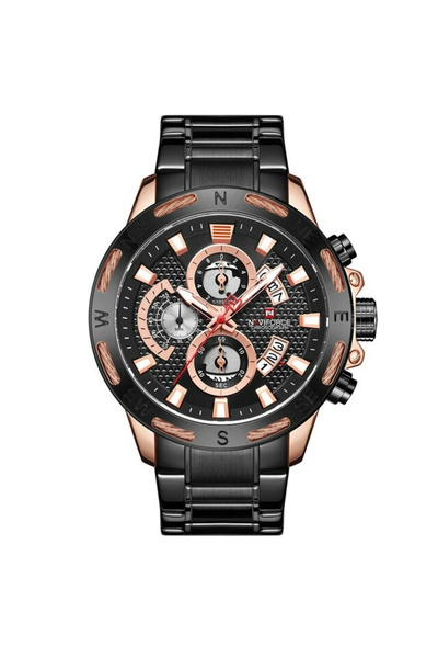 Naviforce Ceas bărbătesc analogic cu afișaj de dată, marcaje fosforescente, n...