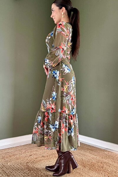 bb butik basic Rochie din șifon Bihter (cu căptușeală) B6671