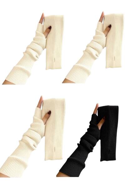 ALDAYER 4 Pieces of Knitted Knitwear Sleeves