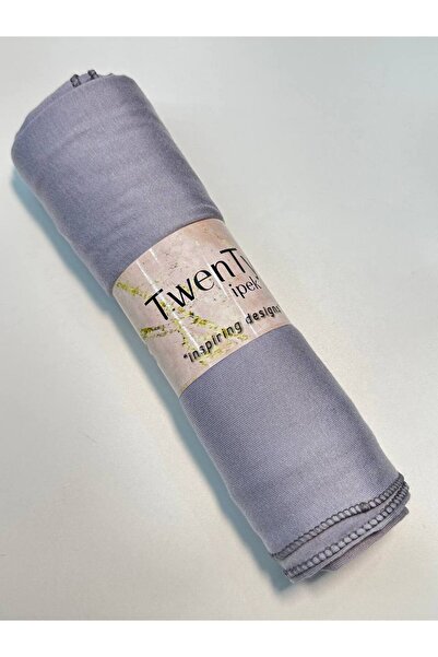 Twenty&love Silver Color Combed Cotton Shawl